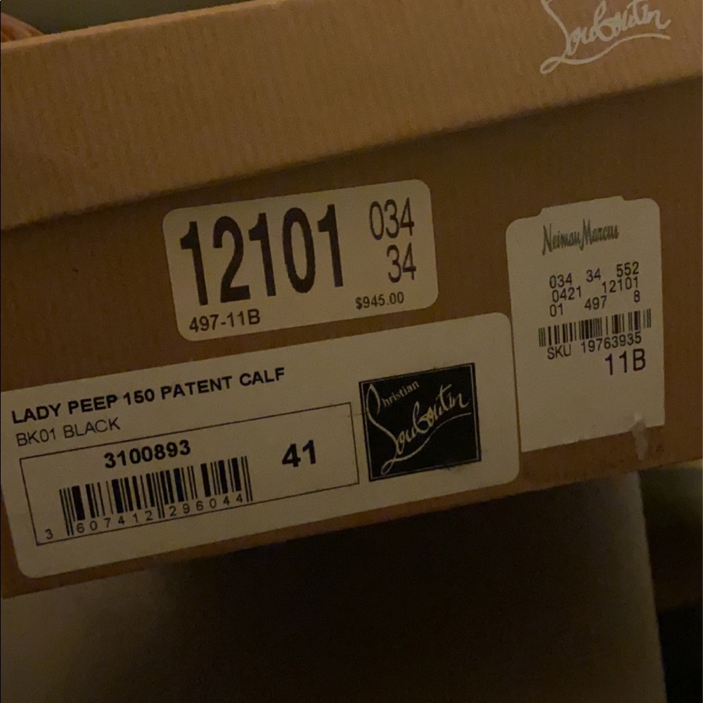 Christian louboutin lady peeps size 41 - Picture 5 of 7